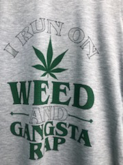 Weed and Gangsta Rap TShirt